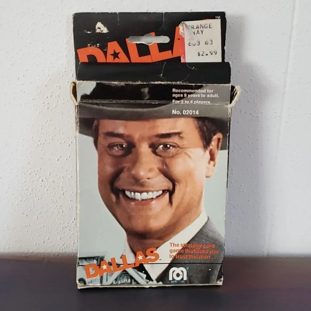 Vintage 1980 DALLAS Card Game - J R Ewing